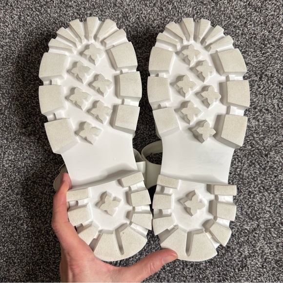 Steve Madden Monti Platform Fisherman Sandal white size 7.5 - Picture 7 of 8